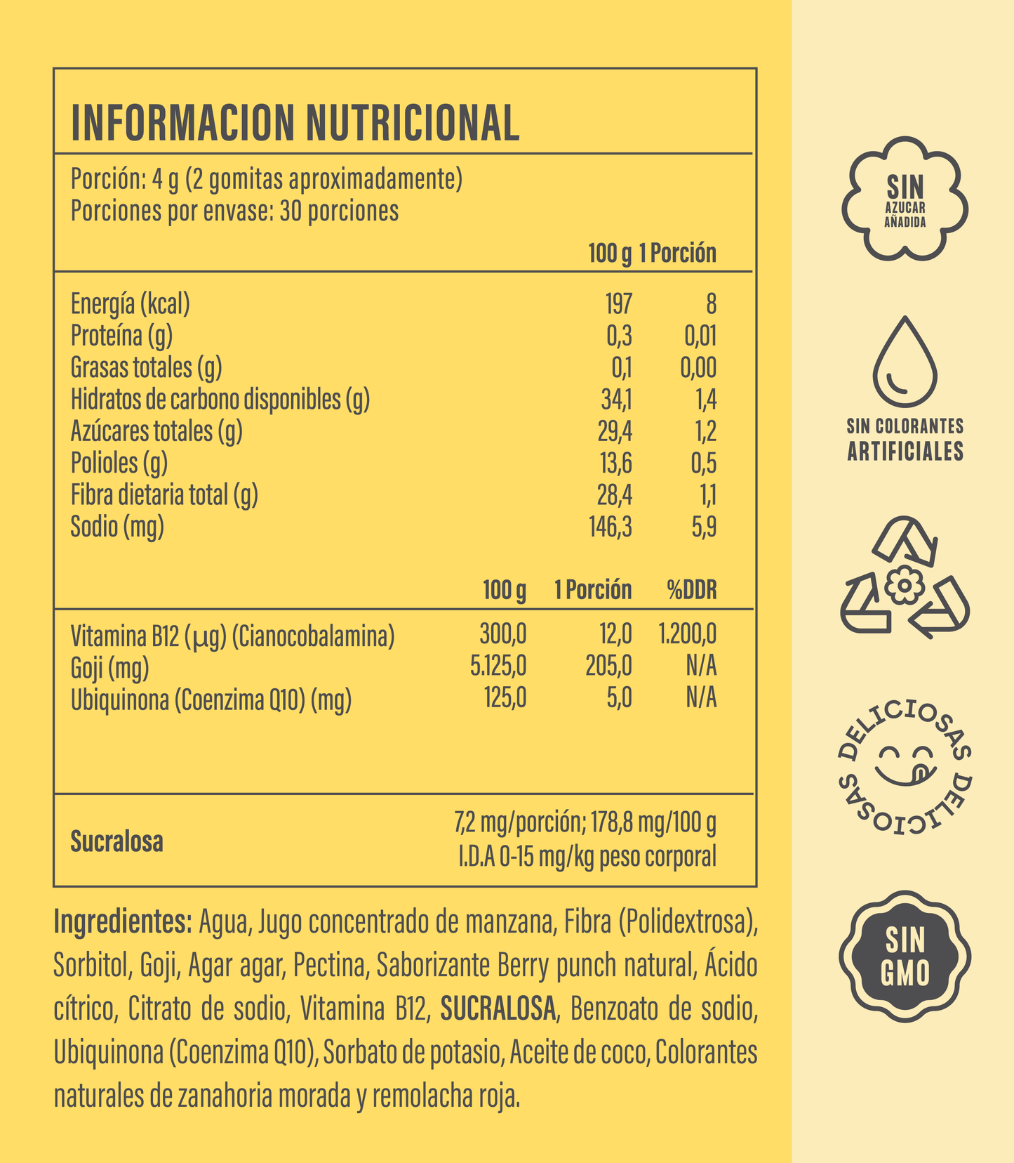 GOMITAS - DAILY ENERGY 60 UN