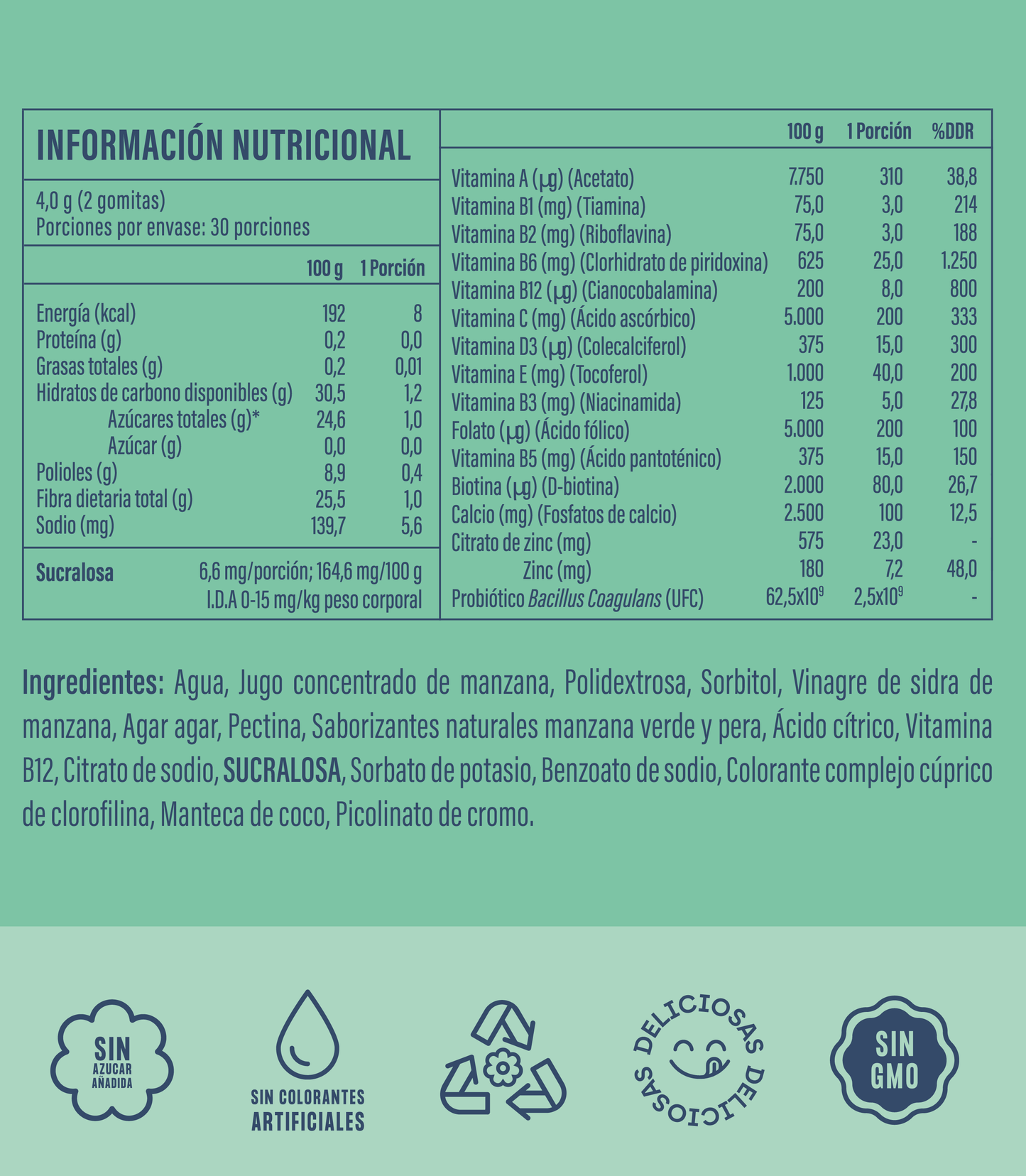 GOMITAS - DETOX 60 UN