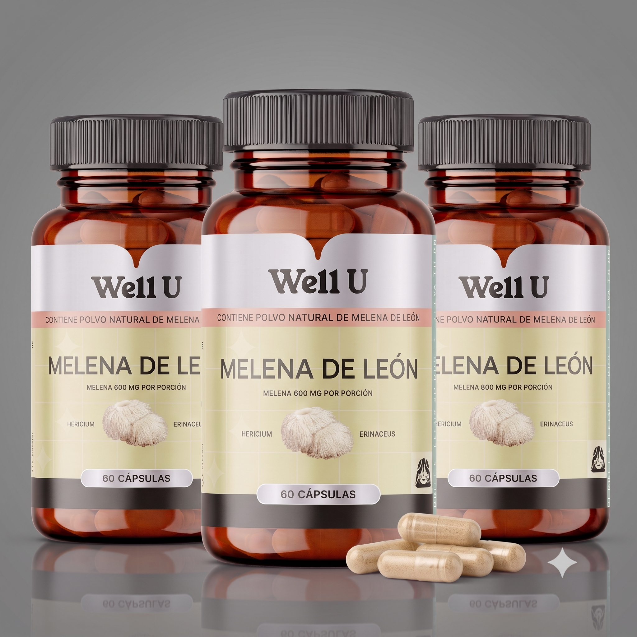 CÁPSULAS - PACK MELENA DE LEÓN PARA 3 MESES