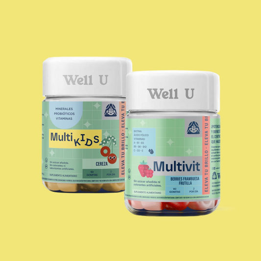 GOMITAS - PACK MULTIKIDS CEREZA + MULTIVIT
