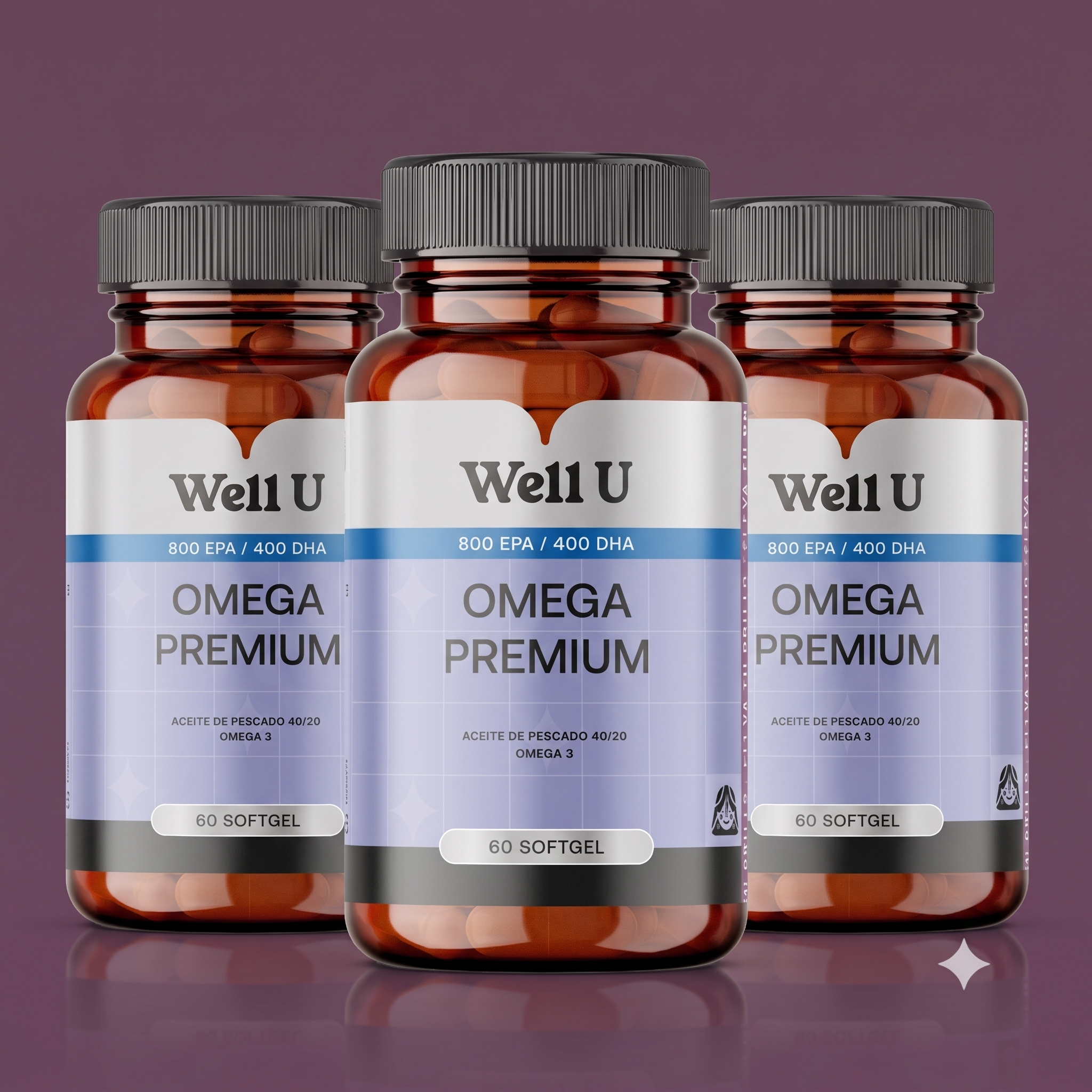 CÁPSULAS - PACK OMEGA PREMIUM PARA 3 MESES